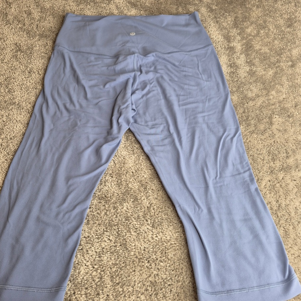 Lululemon Align High-Rise Crop‎ Blue Periwinkle Leggings LW6BHCS Womens Size 10